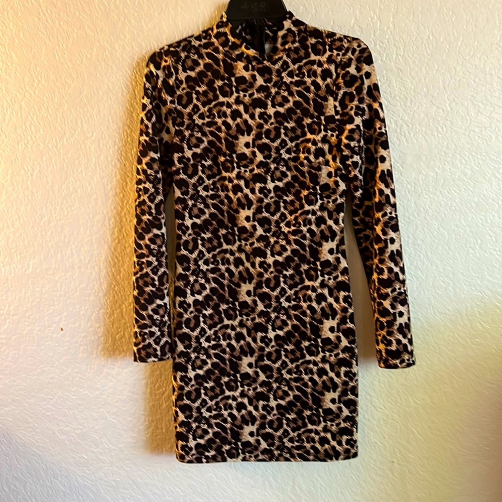 Animal print dress